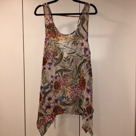 Floral Beach Cover Up - Picture 1 of 5